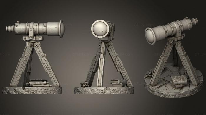 Miscellaneous figurines and statues (Telescope, STKR_1805) 3D models for cnc
