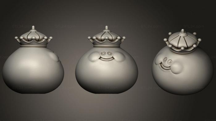 Miscellaneous figurines and statues (The Royal Blob, STKR_1832) 3D models for cnc