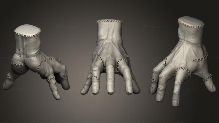 Miscellaneous figurines and statues (Walking hand, STKR_1839) 3D models for cnc