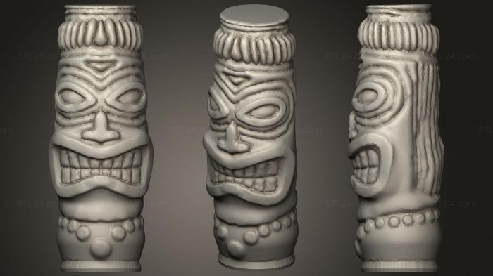 Miscellaneous figurines and statues (Tiki Statue, STKR_1849) 3D models for cnc