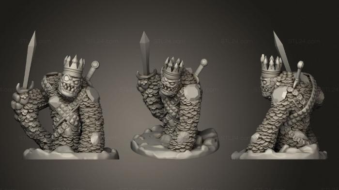 Miscellaneous figurines and statues (Treasure Golem, STKR_1857) 3D models for cnc