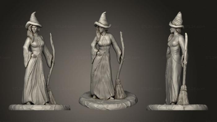 Miscellaneous figurines and statues (Witch Kickstarter, STKR_1915) 3D models for cnc