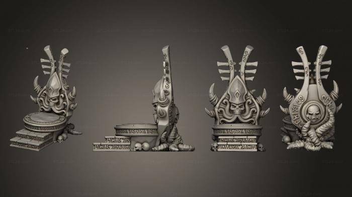 Miscellaneous figurines and statues (altar back 003, STKR_1950) 3D models for cnc