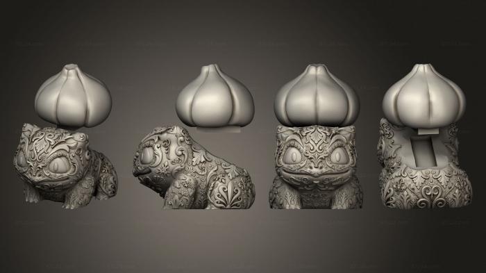 Miscellaneous figurines and statues (bulbasar, STKR_2001) 3D models for cnc