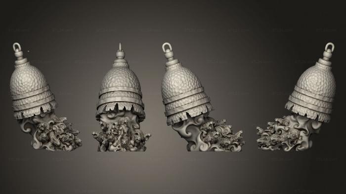 Miscellaneous figurines and statues (CEREMONIAL BELL 1, STKR_2015) 3D models for cnc