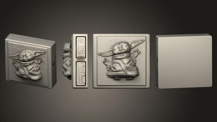 Miscellaneous figurines and statues (Child in carbonite, STKR_2024) 3D models for cnc