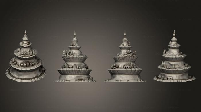 Статуэтки и статуи разные (Деревня Рождественских Елок, STKR_2026) 3D модель для ЧПУ станка