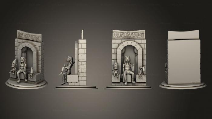 Статуэтки и статуи разные (Диорама Разочарования, STKR_2077) 3D модель для ЧПУ станка