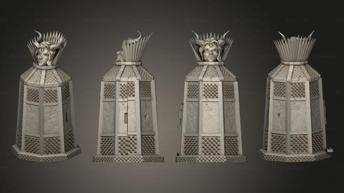 Статуэтки и статуи разные (DJ 6 Железная Дева, STKR_2079) 3D модель для ЧПУ станка