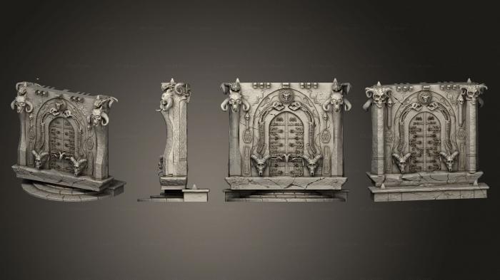 Статуэтки и статуи разные (Декорации Рока, STKR_2086) 3D модель для ЧПУ станка
