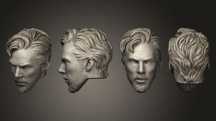 Miscellaneous figurines and statues (Dr Strange Head Marvel, STKR_2088) 3D models for cnc