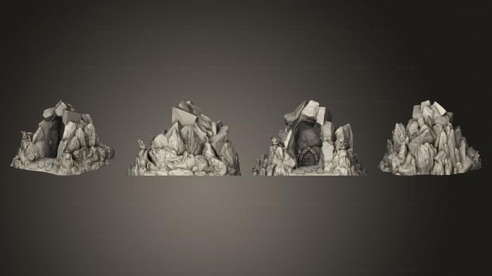 Статуэтки и статуи разные (Вход в Дренн А, STKR_2090) 3D модель для ЧПУ станка