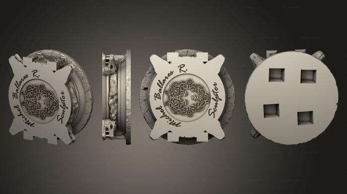 Статуэтки и статуи разные (Дрогон из Игры престолов, Креативный Гик МБ Мишель Баллерас, STKR_2093) 3D модель для ЧПУ станка
