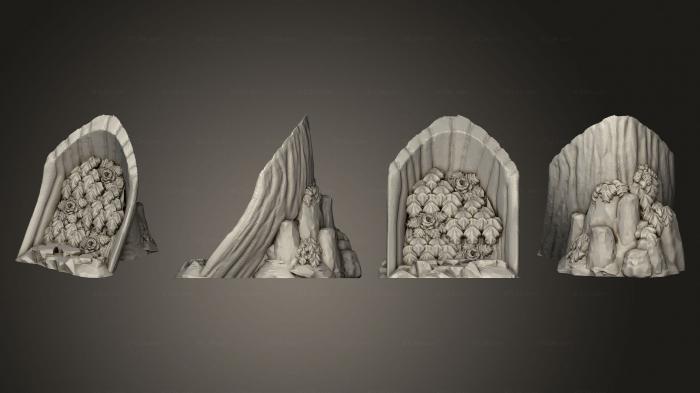 Статуэтки и статуи разные (Подземелья и монстры джунглей Затонувший корабль 1, STKR_2106) 3D модель для ЧПУ станка