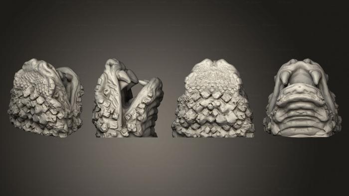 Статуэтки и статуи разные (Глава империи Палящих песков, STKR_2120) 3D модель для ЧПУ станка