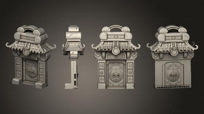 Miscellaneous figurines and statues (entrance, STKR_2126) 3D models for cnc