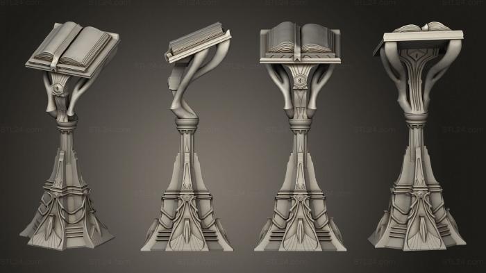 Miscellaneous figurines and statues (Eye of the Watcher Watchers Lectern, STKR_2145) 3D models for cnc