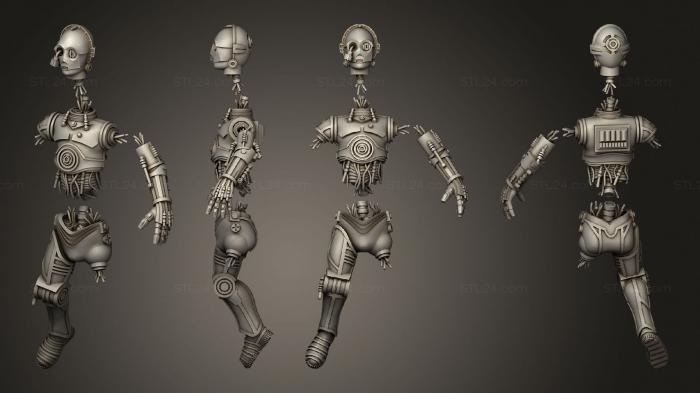 Miscellaneous figurines and statues (Goldenrod Bot, STKR_2197) 3D models for cnc