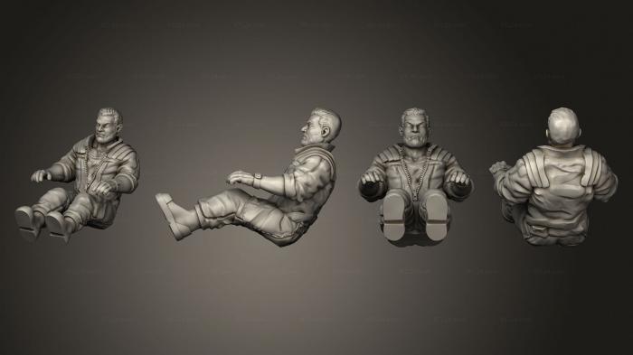 Статуэтки и статуи разные (Гюнтер Сидел, STKR_2206) 3D модель для ЧПУ станка