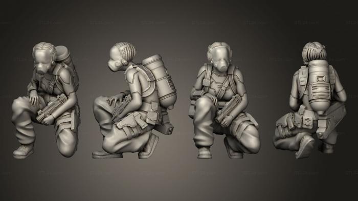 Miscellaneous figurines and statues (HAZMAT, STKR_2223) 3D models for cnc