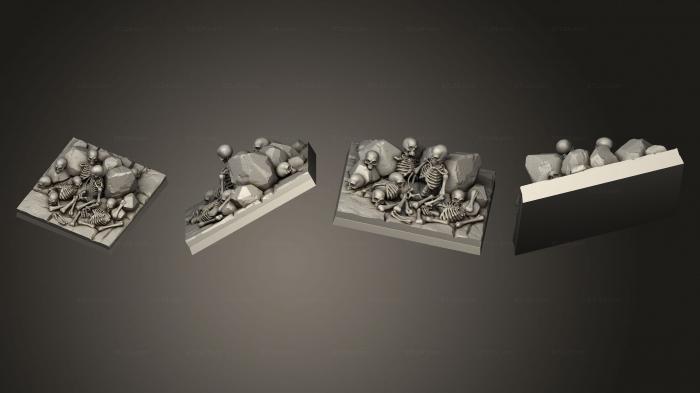 Miscellaneous figurines and statues (Hidden Crypt Skeletons, STKR_2231) 3D models for cnc