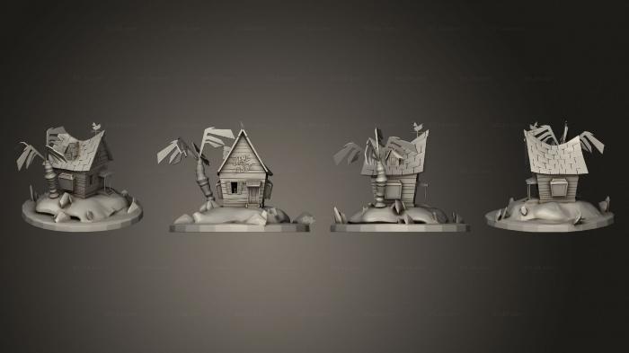 Miscellaneous figurines and statues (House, STKR_2239) 3D models for cnc