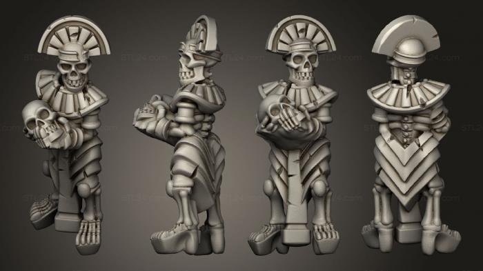 Miscellaneous figurines and statues (King of Sands Skull Chukka Without base, STKR_2266) 3D models for cnc