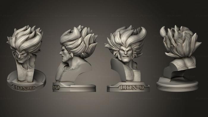 Miscellaneous figurines and statues (Leono Bust, STKR_2290) 3D models for cnc