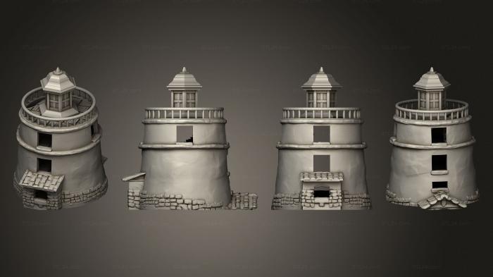 Miscellaneous figurines and statues (Lighthouse, STKR_2293) 3D models for cnc