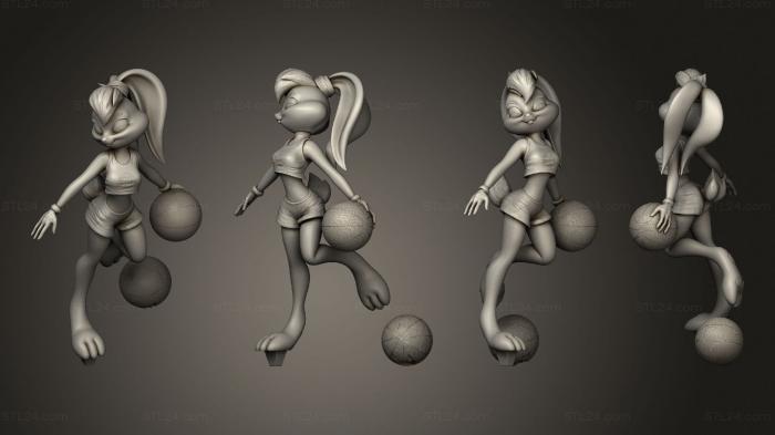 Miscellaneous figurines and statues (Lola Bunny Space Jam, STKR_2298) 3D models for cnc