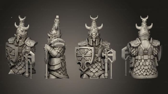 Miscellaneous figurines and statues (Maghmorin Warrior Statue 1, STKR_2313) 3D models for cnc