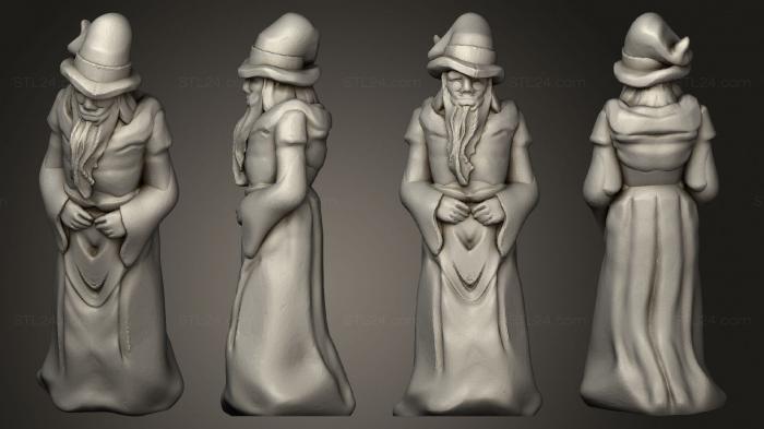 Miscellaneous figurines and statues (Magician, STKR_2315) 3D models for cnc