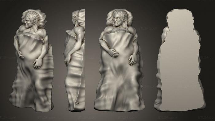 Статуэтки и статуи разные (Один 2 Мини, STKR_2321) 3D модель для ЧПУ станка