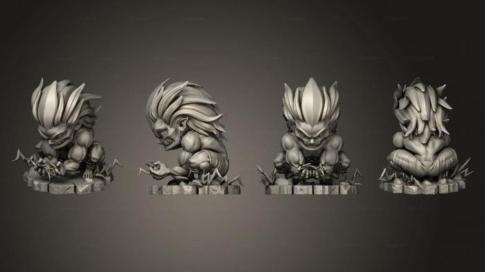 Miscellaneous figurines and statues (Messias Chibi Blanka, STKR_2345) 3D models for cnc