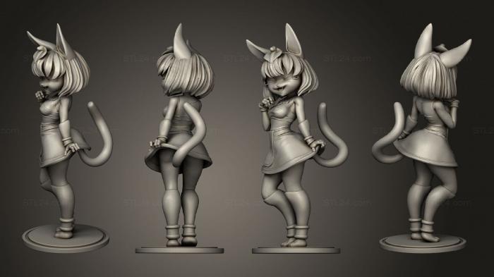 Miscellaneous figurines and statues (mesugaki Ankha, STKR_2346) 3D models for cnc