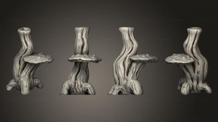Miscellaneous figurines and statues (Mushroom Terrain, STKR_2390) 3D models for cnc