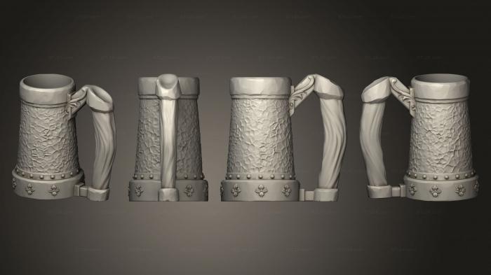 Статуэтки и статуи разные (Мифические Кружки Lions Brew, STKR_2393) 3D модель для ЧПУ станка