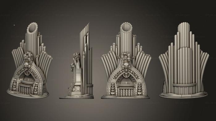 Miscellaneous figurines and statues (Organ Screaming Souls ed Scenery, STKR_2428) 3D models for cnc