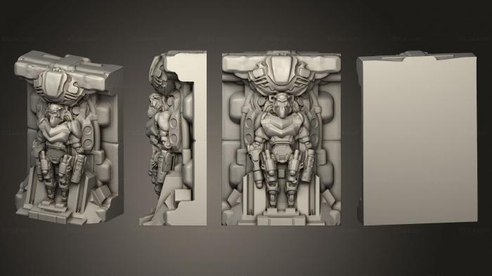 Статуэтки и статуи разные (Упакованные Роботы 002, STKR_2433) 3D модель для ЧПУ станка