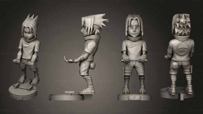 Miscellaneous figurines and statues (sasuke v 3, STKR_2514) 3D models for cnc