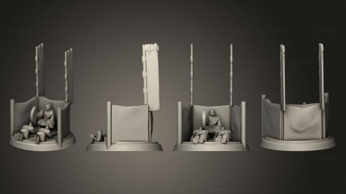 Статуэтки и статуи разные (Генерал - сегун, STKR_2533) 3D модель для ЧПУ станка