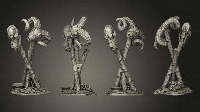 Miscellaneous figurines and statues (SKULL TOTEM, STKR_2540) 3D models for cnc