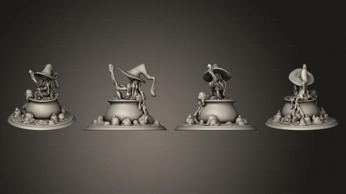 Статуэтки и статуи разные (Слизистая Ведьма, STKR_2545) 3D модель для ЧПУ станка