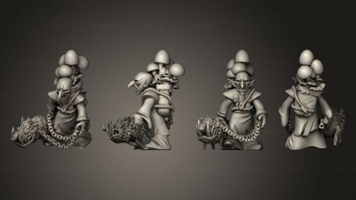 Статуэтки и статуи разные (Нюхалка 2, STKR_2551) 3D модель для ЧПУ станка