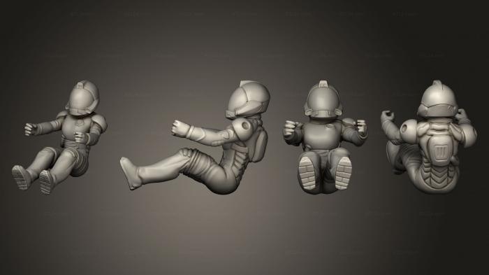 Miscellaneous figurines and statues (Starfighter Modular System 11, STKR_2566) 3D models for cnc