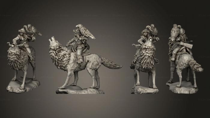 Miscellaneous figurines and statues (Steppe Rider CG, STKR_2570) 3D models for cnc