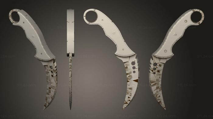 Miscellaneous figurines and statues (Talon Knife, STKR_2583) 3D models for cnc