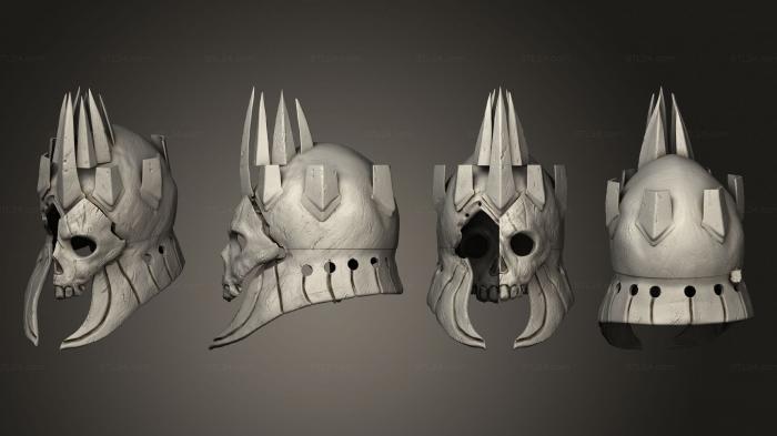 Статуэтки и статуи разные (Шлем ведьмака дикой охоты эредина, STKR_2605) 3D модель для ЧПУ станка