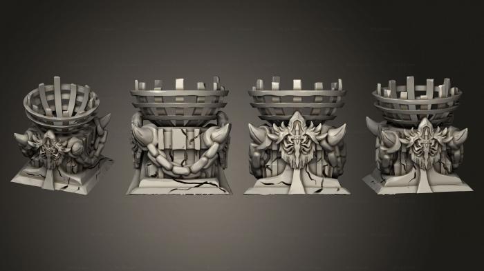 Статуэтки и статуи разные (Факелы 22, STKR_2612) 3D модель для ЧПУ станка
