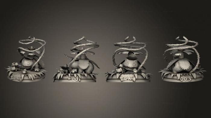 Статуэтки и статуи разные (Веназавр 01, STKR_2639) 3D модель для ЧПУ станка